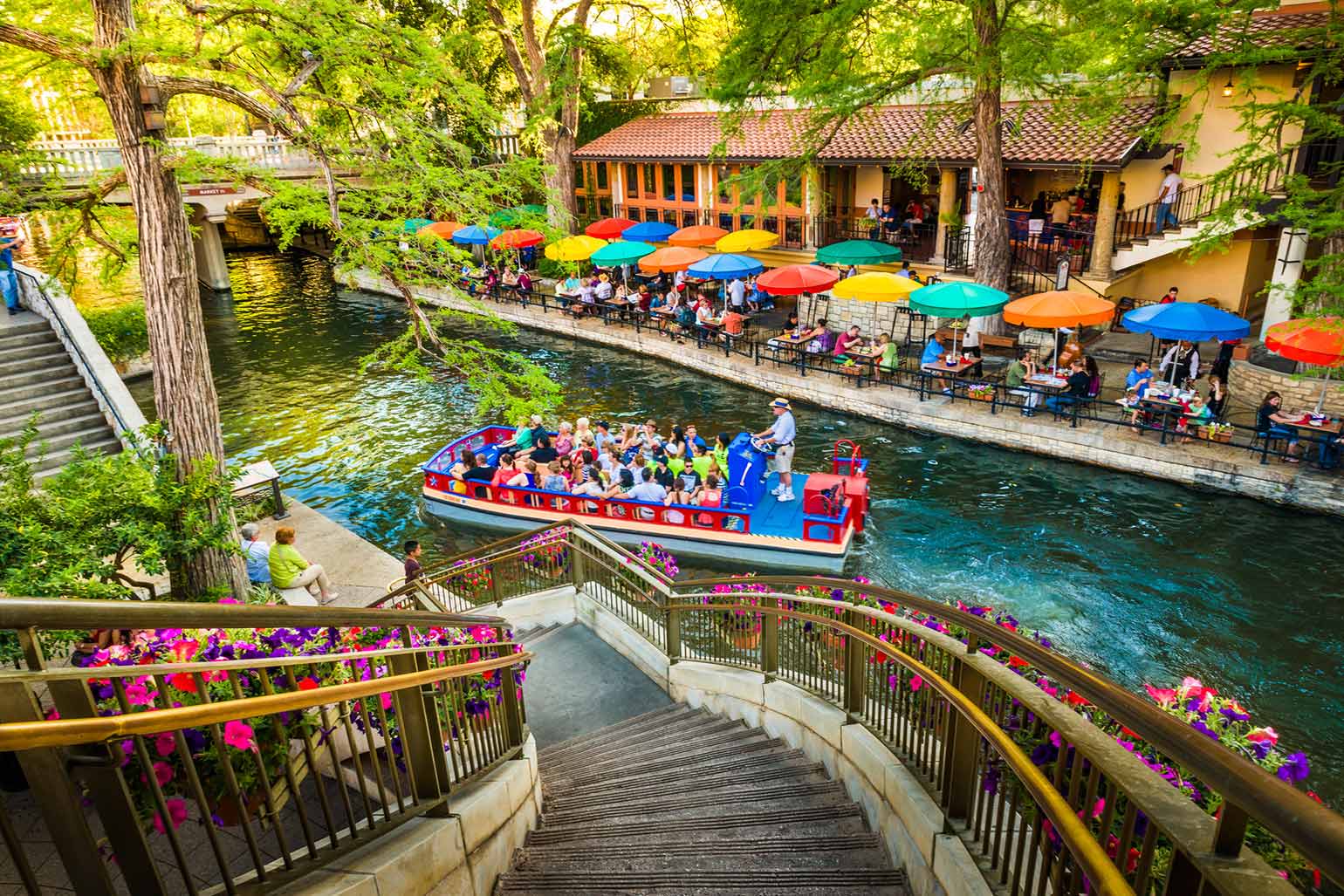 Le Riverwalk, le canal panoramique de San Antonio Park