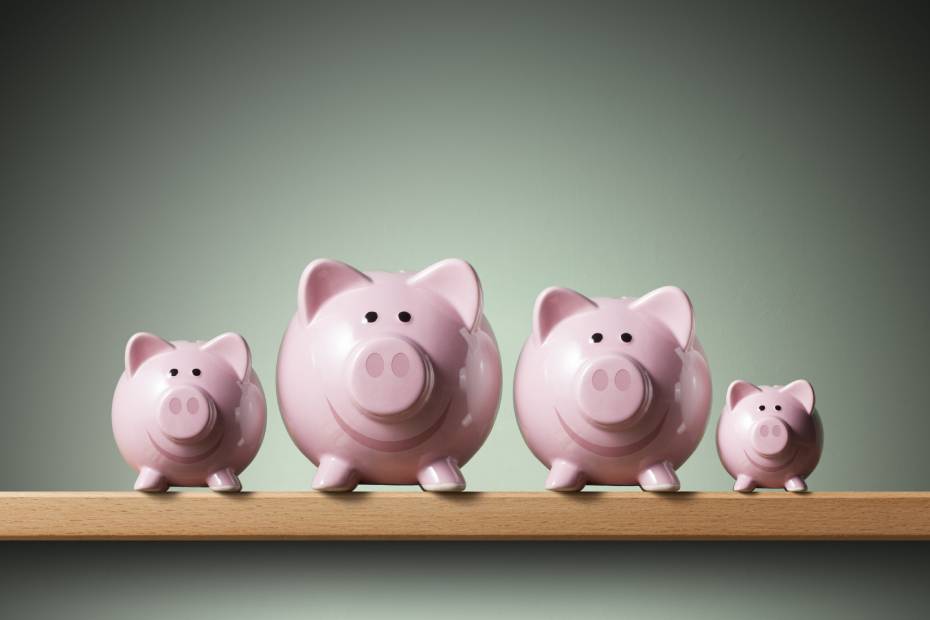 Image de quatre cochons tirelires.