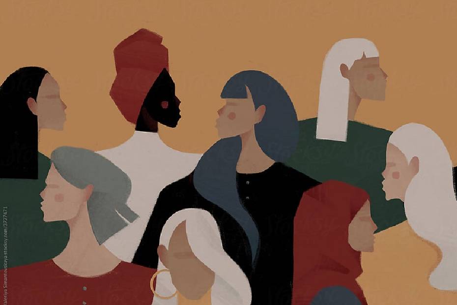 Une mosaïque de femmes aux origines diverses.