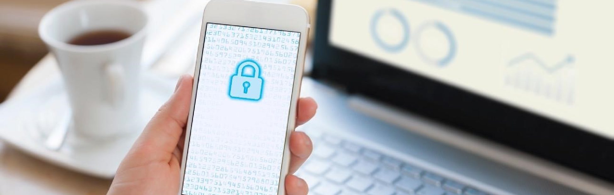 téléphone portable avec icône de verrouillage