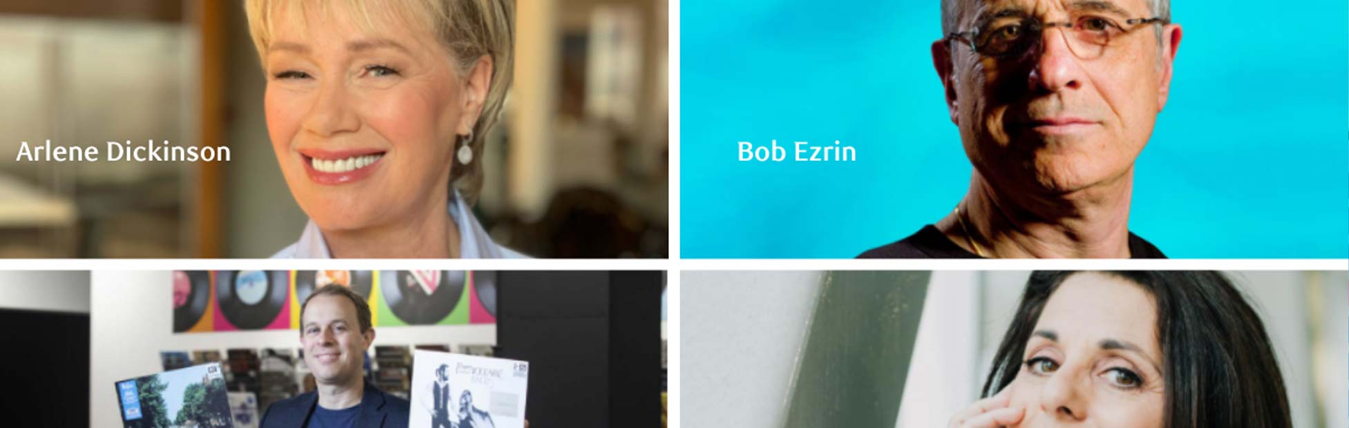 Arlene Dickinson, Doug Putman, Erica Ehm, Bob Ezrin