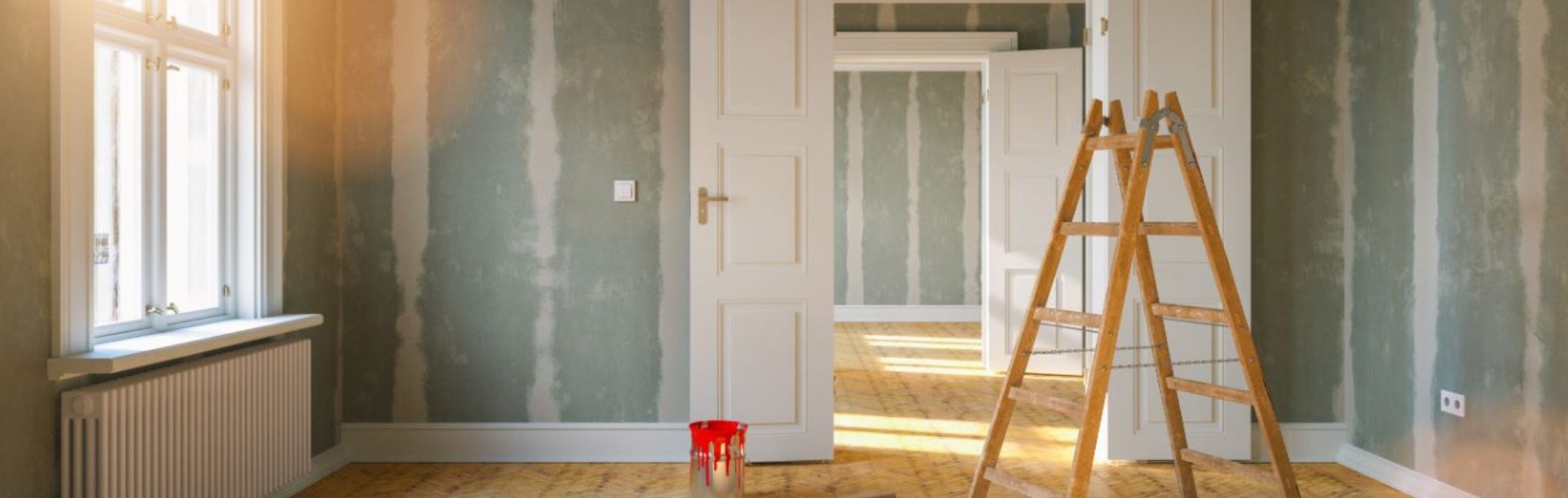 Travaux de rénovation dans un ancien appartement