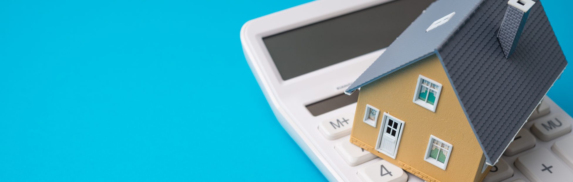 Une maison sur une calculatrice