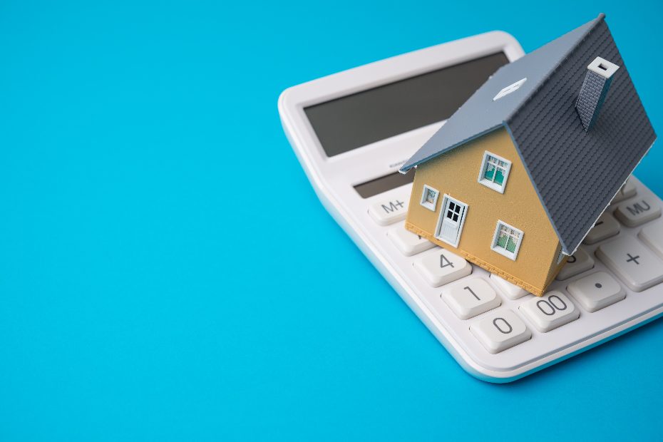 Une maison sur une calculatrice